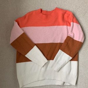 Womens multi color sweater
